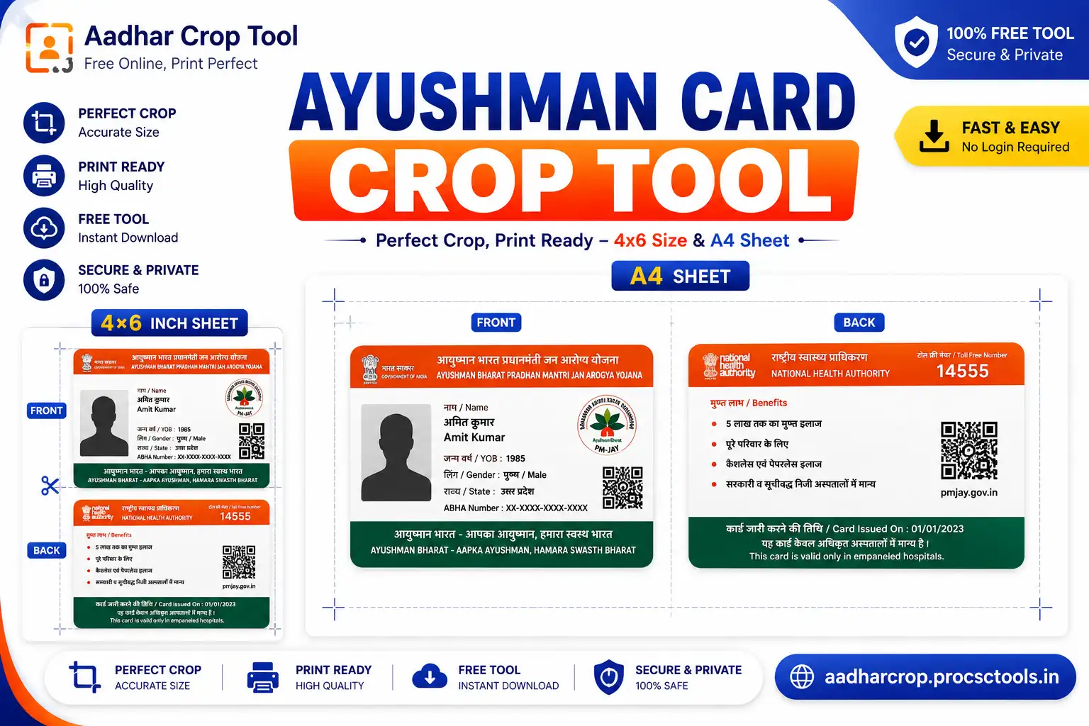 Ayushman Card Crop preview